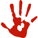 Red Hand Print